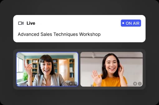 Go live