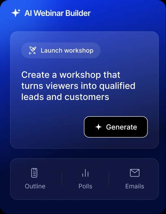 AI Webinar Builder