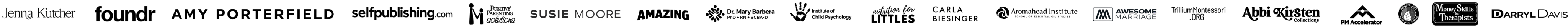 Logos of businesses that trust EasyWebinar for financial advisor webinars