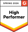 G2 High Performer, Spring 2026
