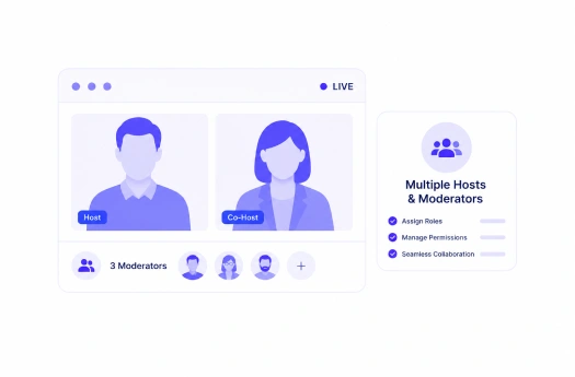 Multiple Hosts and Moderators