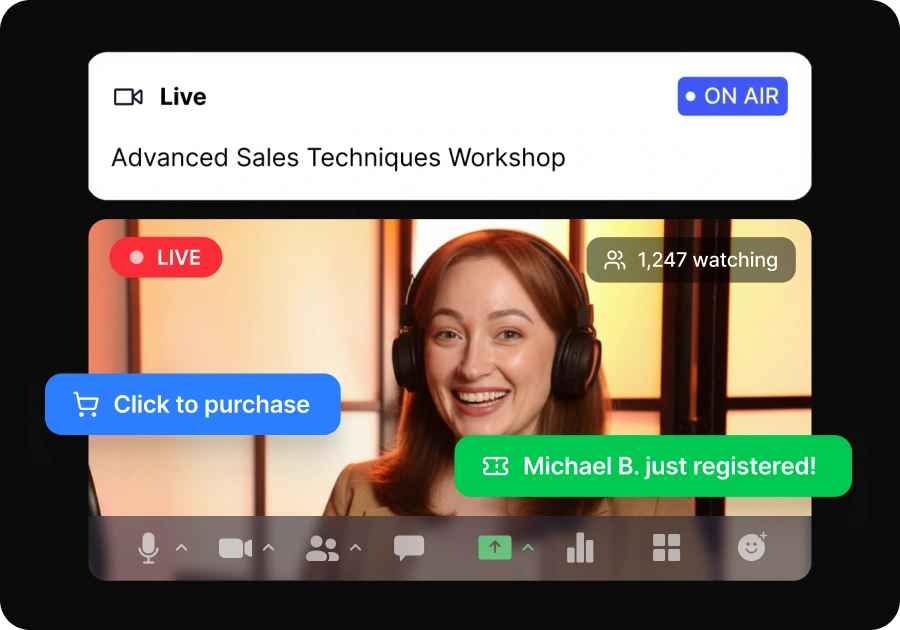 Launch live webinar