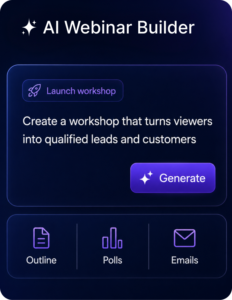 AI Webinar Builder
