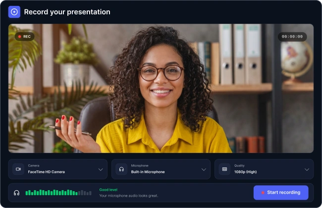 Record your presentation