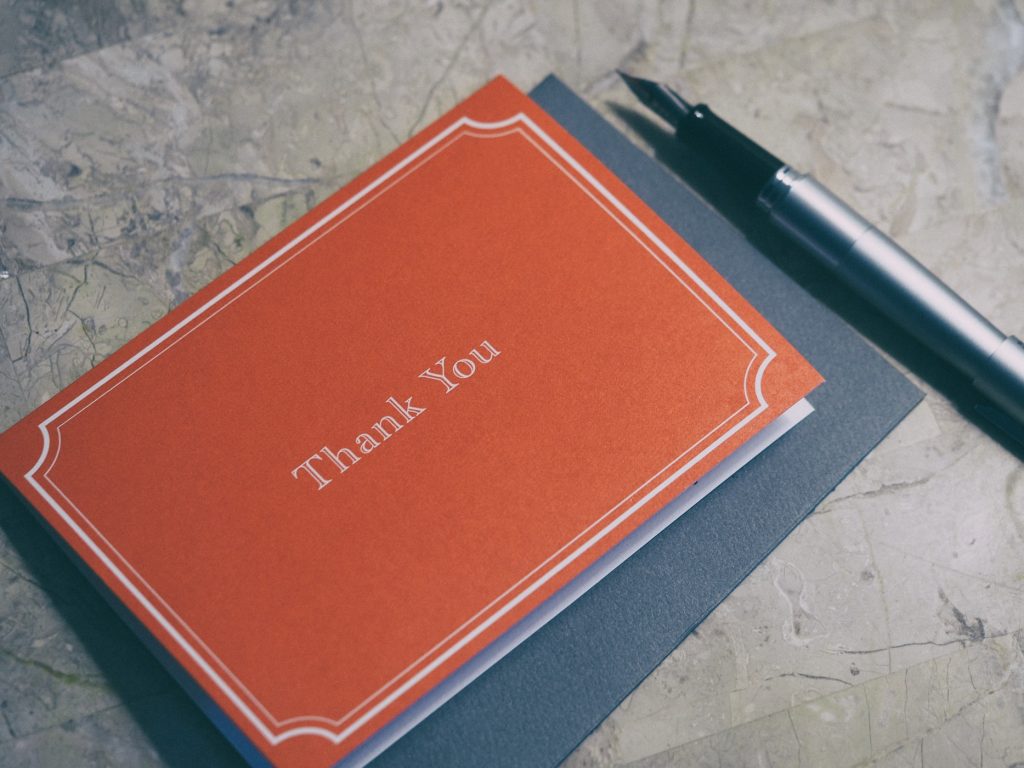 Adding a thank you page makes your message more personal.