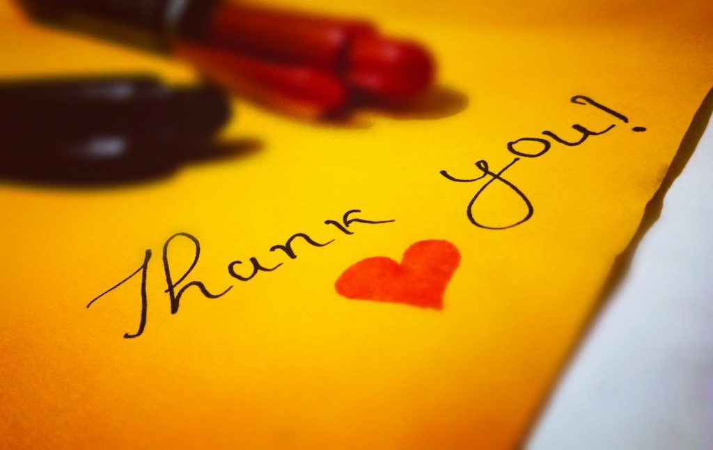 Give your attendees thanks with any special offers posted on a thank you page.