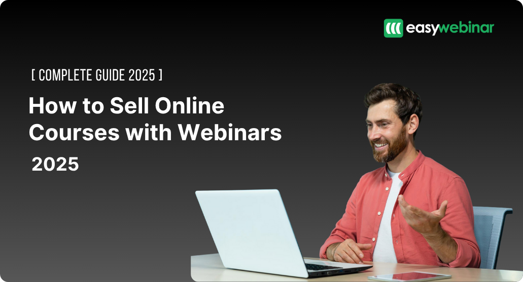 sell online courses with webinar