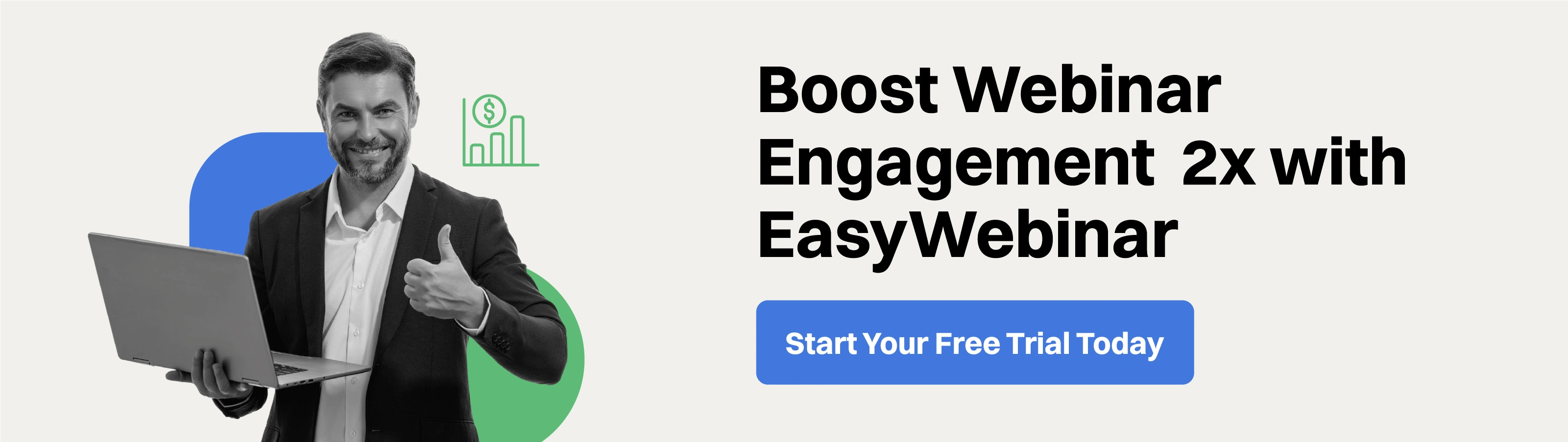 EasyWebinar free trial automating FOMO reminders and polls to cut drop-offs by 50% and extend watch time 2x